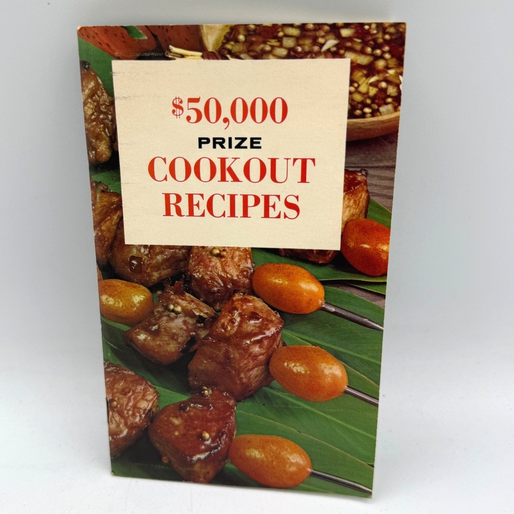 Kaiser Aluminum Prize Cookout Recipes Booklet 1962 Vtg BBQ Grilling $50,000